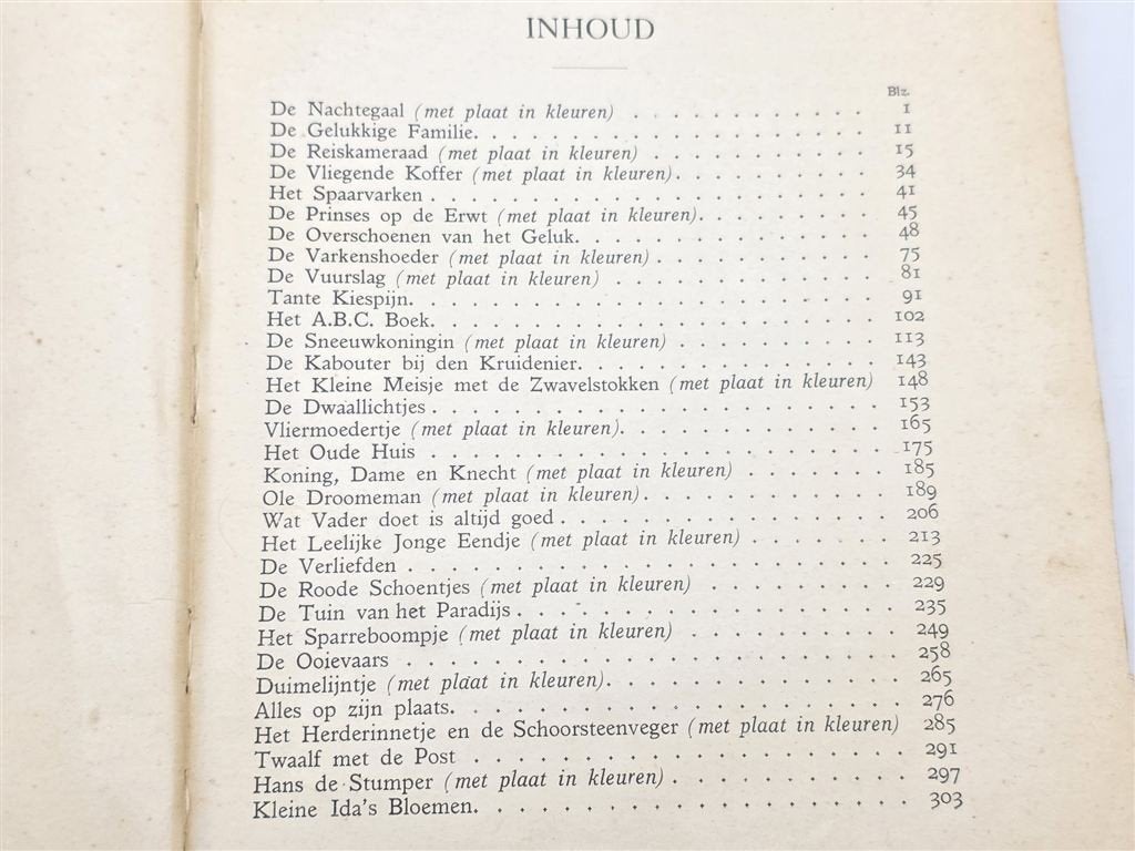 Sprookjes Andersen — Werelduitgave, Met Kleurenplaten 1928, Ophalen of Verzenden, Gelezen