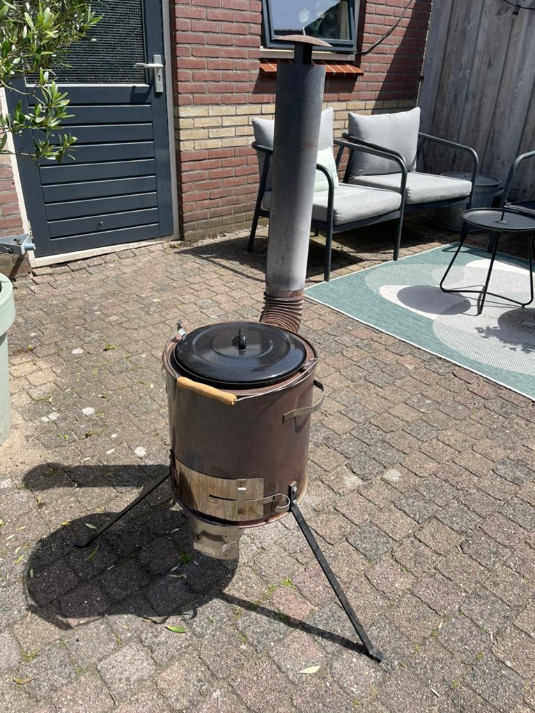 Gulaschkanone gulaschketel veldkeuken, Ophalen, Zo goed als nieuw