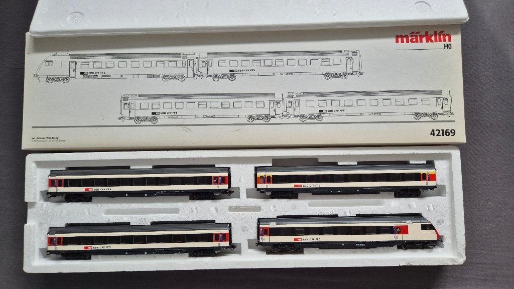Märklin 42169 H0 - Set van de SBB, Overige merken, Gelijkstroom of Wisselstroom, Brug, Tunnel of Gebouw, Ophalen of Verzenden