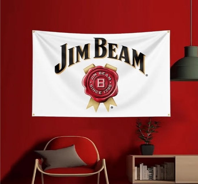 Grote vlaggen Jim Beam (150x90cm), Ophalen of Verzenden, Nieuw