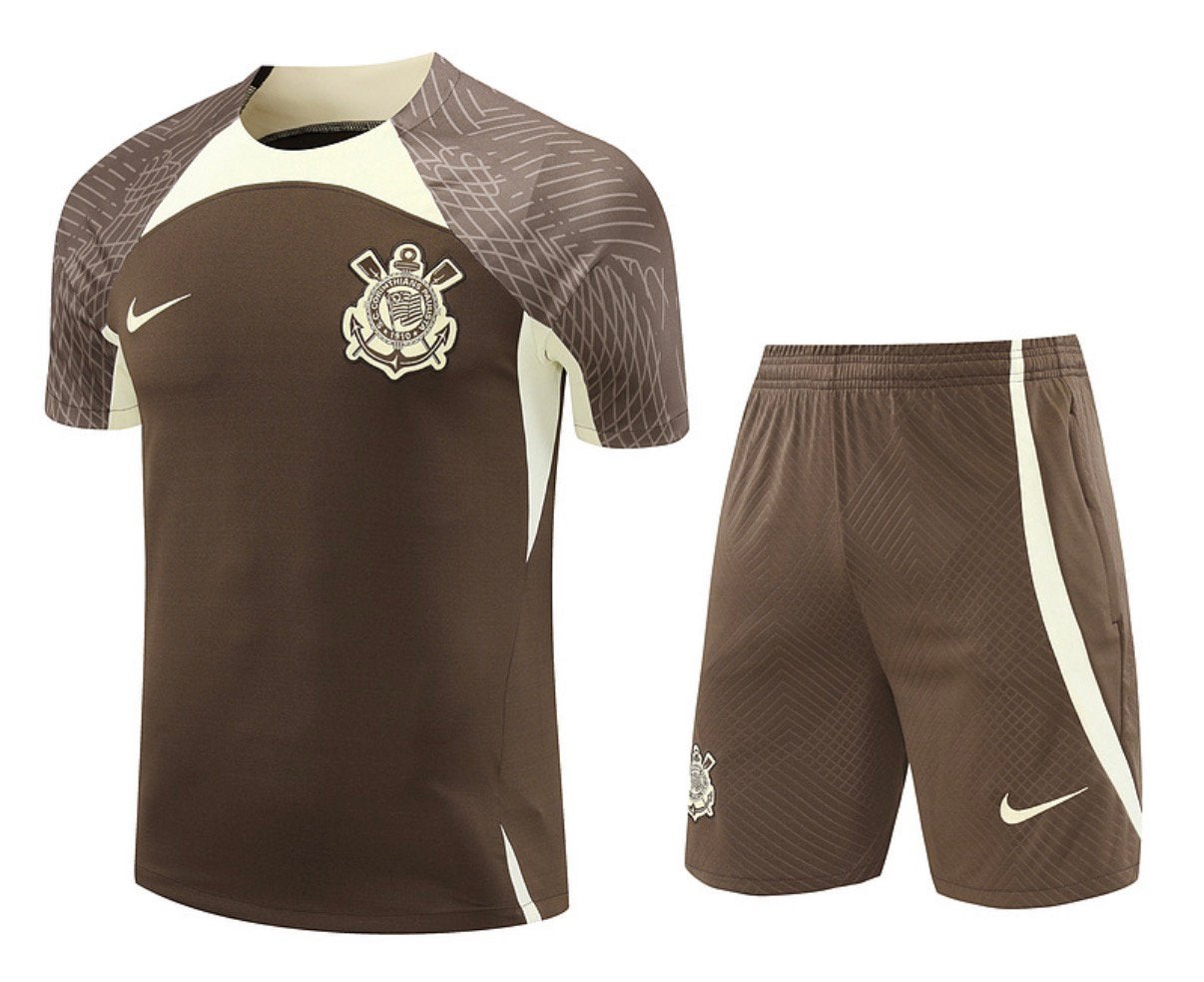 Corinthians Thuisshirt en Broekje - Bruin - Met Naam & Rugnu, Ophalen of Verzenden, Nieuw, Set