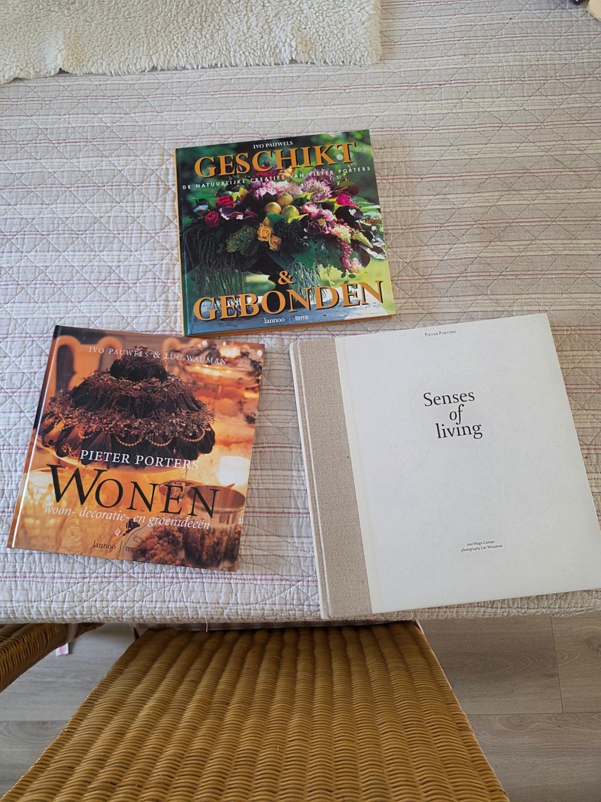 3 x boeken van Pieter Porters (zie foto's), Ophalen, Zo goed als nieuw, Interieur en Design