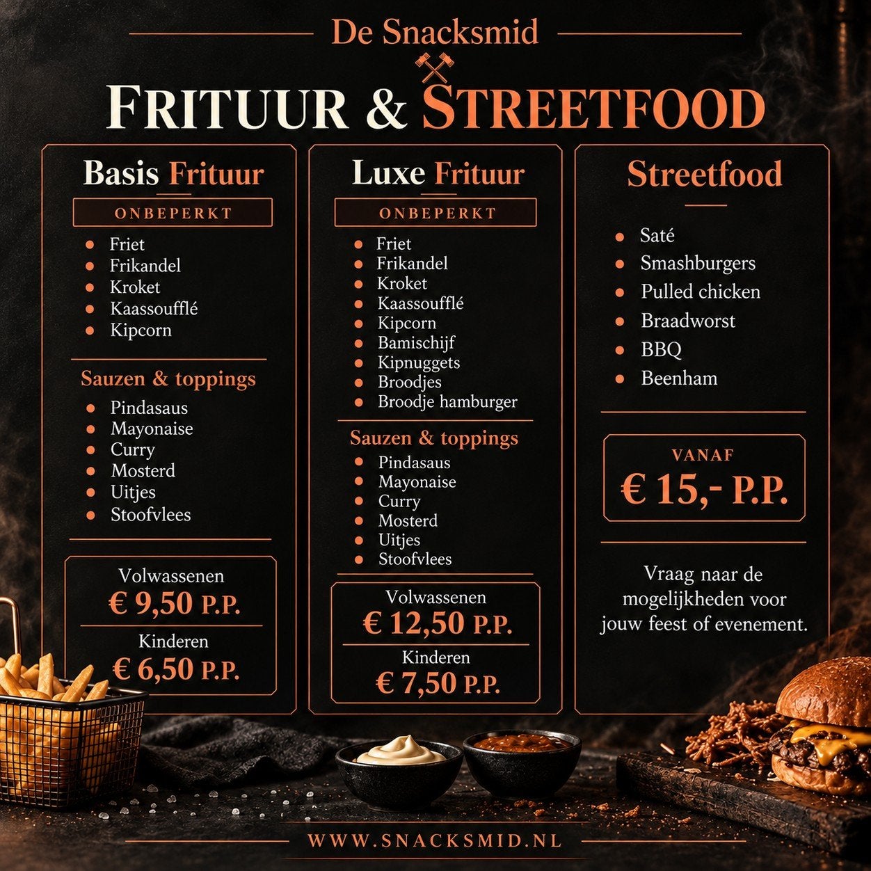 Foodtruck of frietkar op locatie?, Diensten en Vakmensen, Cateraar