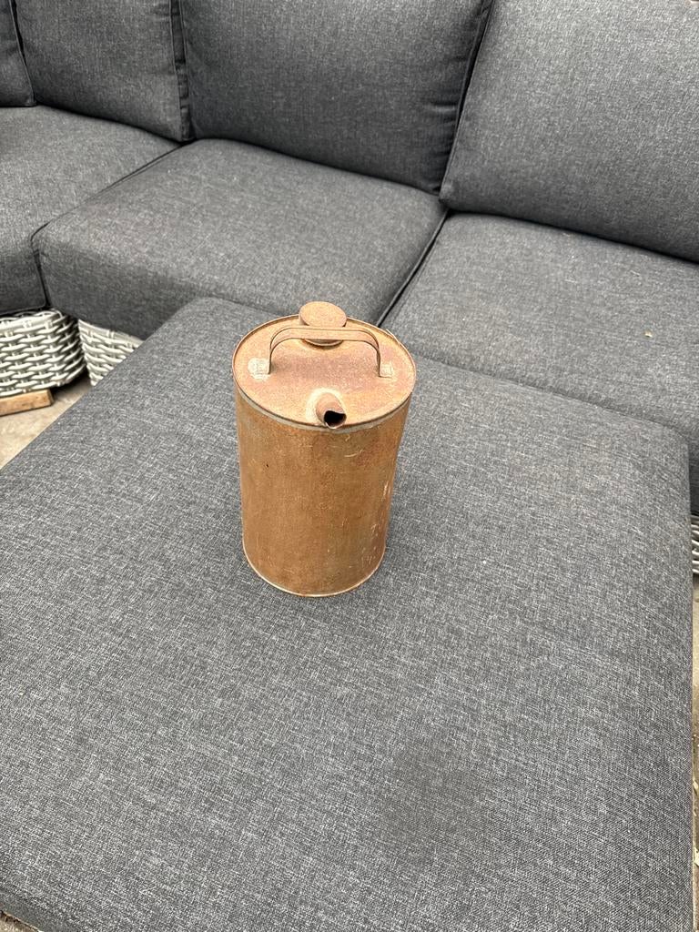 Vintage metal jerrycan / oliekannetje, Ophalen of Verzenden