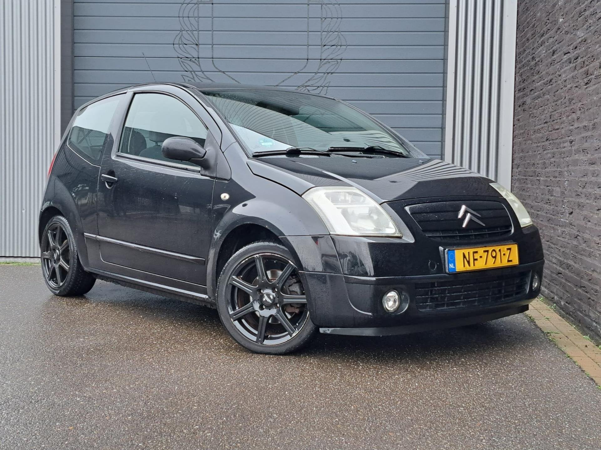 Citroen C2 1.4i Caractère Ecc|Cruise, Voorwielaandrijving, 4 cilinders, 965 kg, Zwart