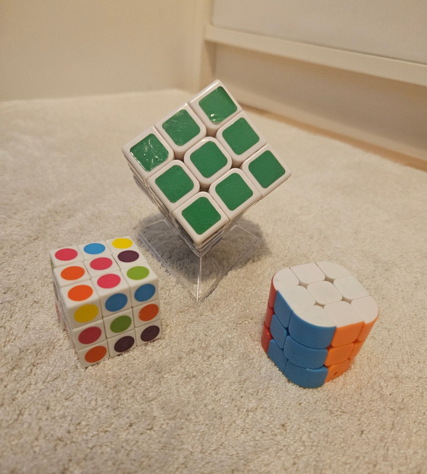 Rubiks cube (3 stuks), Ophalen, Zo goed als nieuw