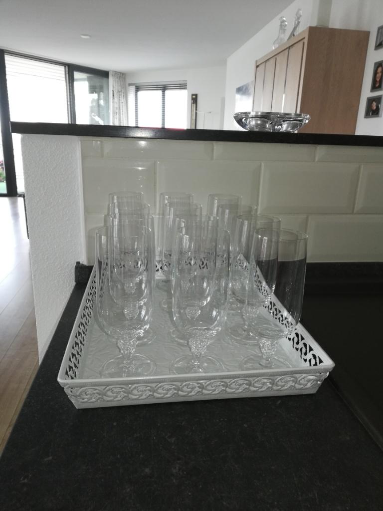Kristallen bierglazen, Verzamelen, Glas en Borrelglaasjes, Ophalen, Nieuw, Bierglas