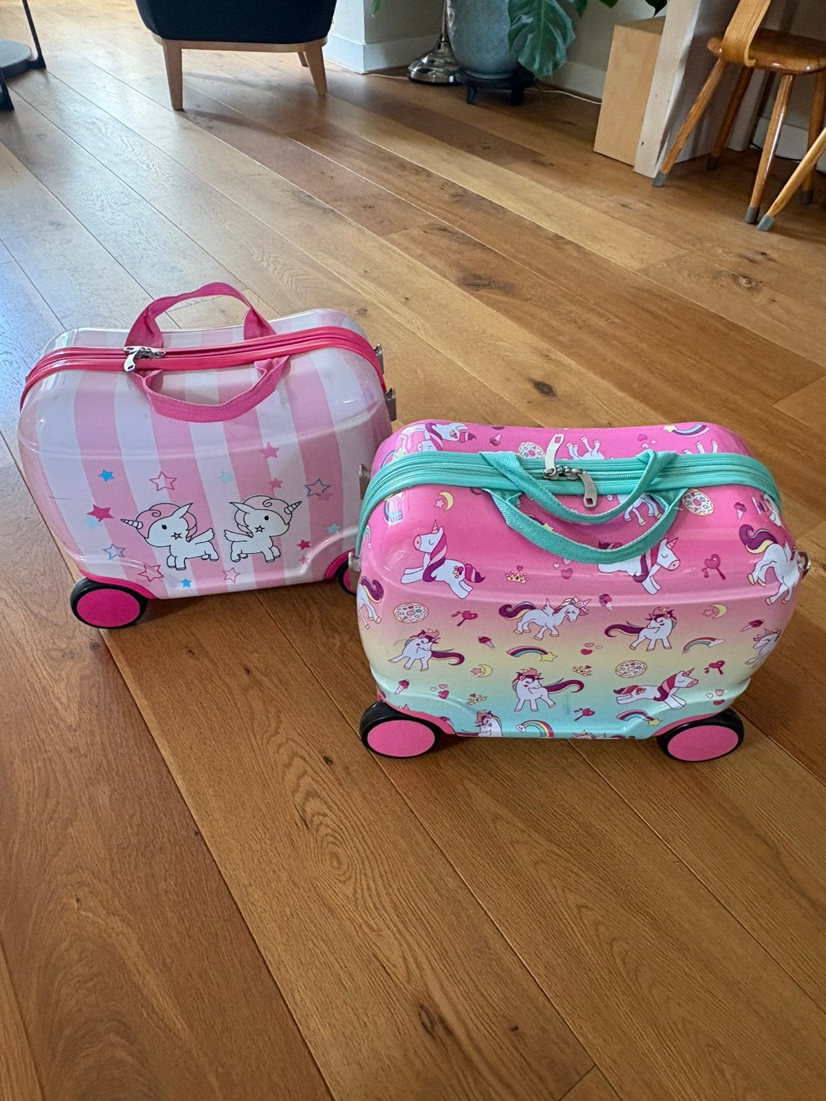 2 trolleys, zeer goede staat. Handbagage!, Ophalen, 50 tot 60 cm, Hard kunststof, Zo goed als nieuw