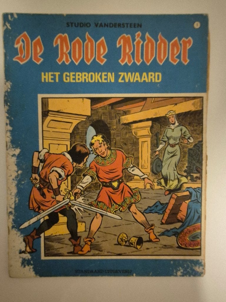 De rode ridder, Eén stripboek, Ophalen, Gelezen, Willy Vandersteen