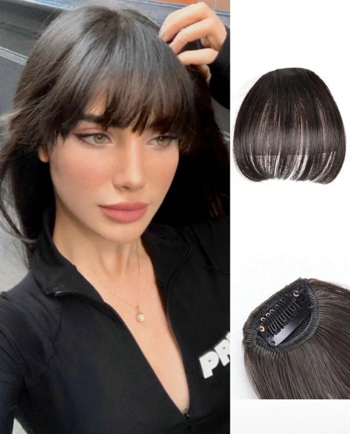 Haarverlenging met clip-in pony en golvende extensions €10, Ophalen, Nieuw, Pruik of Haarverlenging