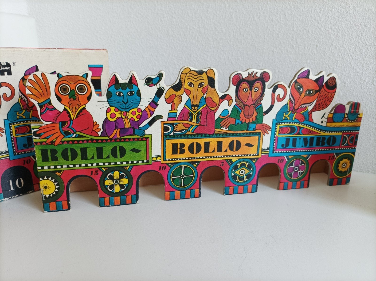 Knikkerspel vintage rollo Bollo van Jumbo mooie glazen rode, Kinderen en Baby's, Speelgoed | Overig, Ophalen of Verzenden, Jongen of Meisje