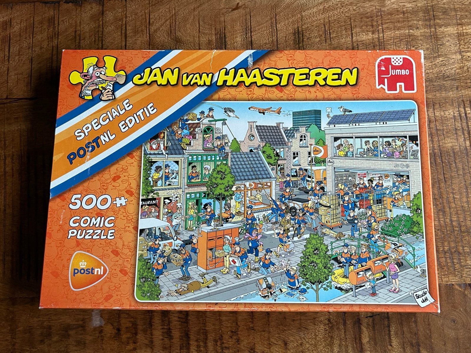 Jan van Haasteren PostNL Speciale Editie Puzzel 500+, Ophalen of Verzenden, 500 t/m 1500 stukjes, Gebruikt, Legpuzzel