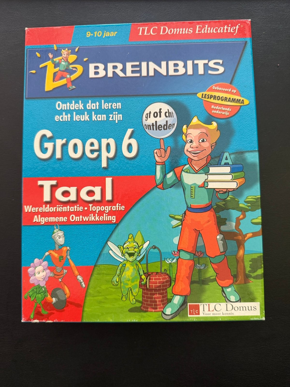 Breinbits Groep 6 Taal Wereldoriëntatie Topografie, Computers en Software, Educatie- en Cursussoftware, Ophalen of Verzenden, Zo goed als nieuw