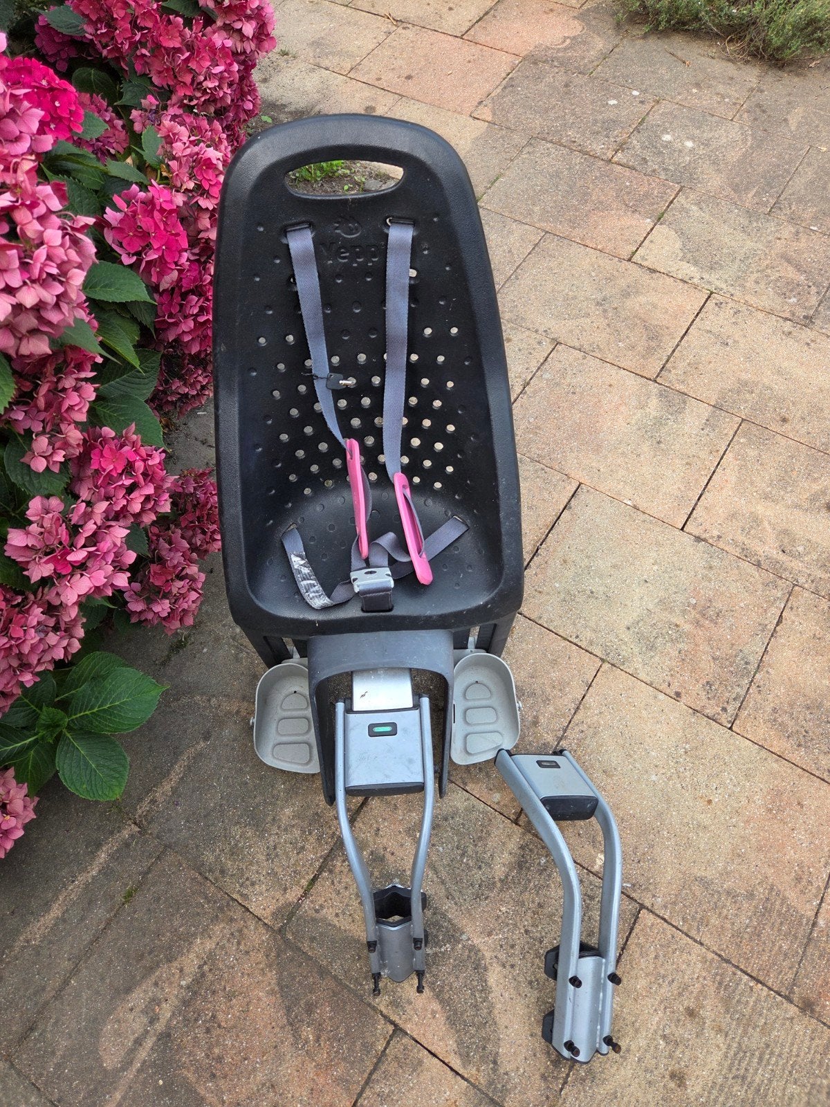 Yepp Achterzitje - zwart, Ophalen, Achterzitje, Yepp, 9 t/m 18 kg