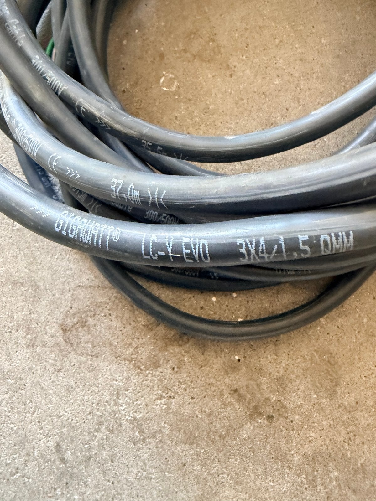 GIGAWATT LC-Y EVO 3x4/1.5 OMM kabel  8,5 meter, Doe-het-zelf en Verbouw, Ophalen, Gebruikt, Overige merken, Kabel of Snoer