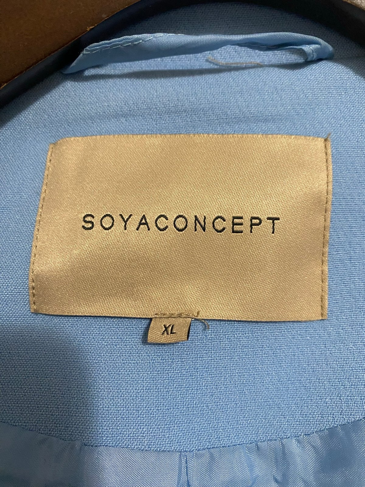 SoyaConcept Lichtblauwe Jas Maat XL, Ophalen of Verzenden, Zo goed als nieuw, Maat 46/48 (XL) of groter, Blauw