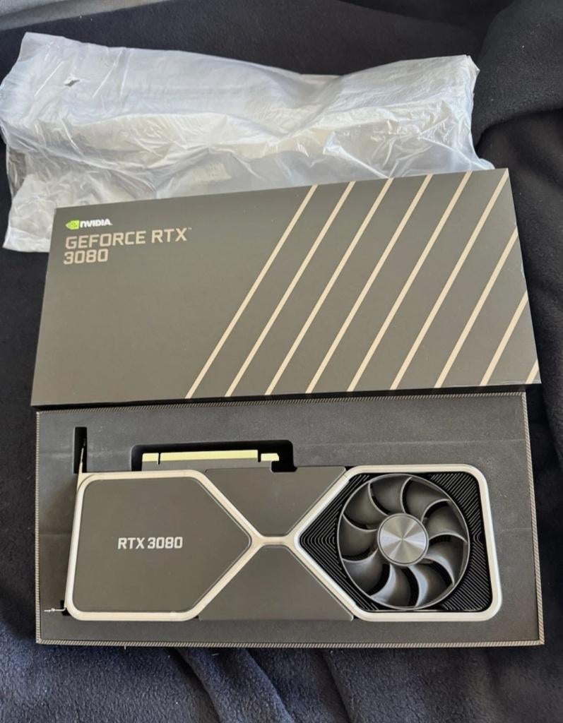 NVIDIA GEFORCE RTX 3080 FOUNDERS EDITION, Computers en Software, Videokaarten, Zo goed als nieuw, PCI-Express 4.0, GDDR6, Ophalen of Verzenden