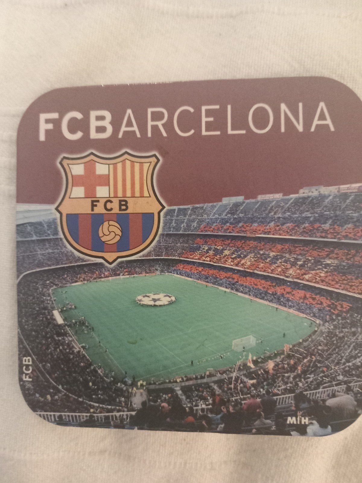 Onderzetter FC Barcelona, Verzamelen, Ophalen of Verzenden, Zo goed als nieuw, Buitenlandse clubs, Overige typen