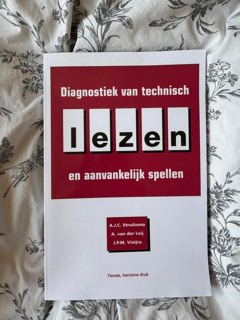Diagnostiek van technisch lezen en aanvankelijk spellen, A.J.C. Struiksma; J.P.M. Vieijra; A. van der Leij, Ophalen of Verzenden