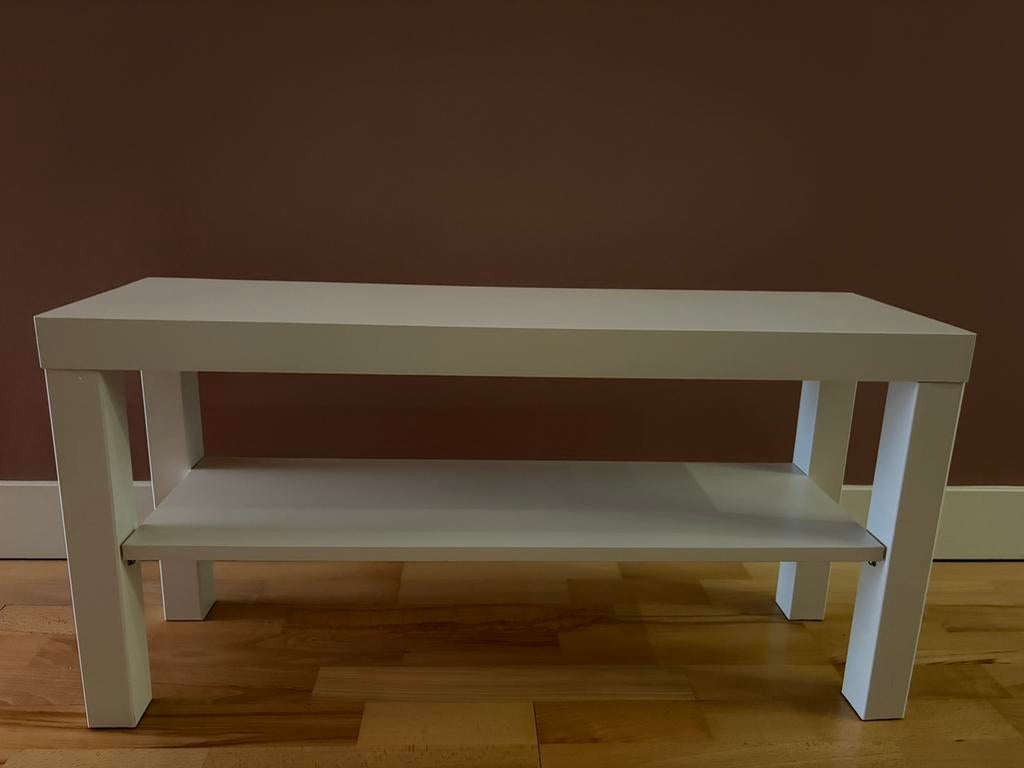 TV-meubel Ikea, wit, goede staat, Ophalen, 50 tot 100 cm, Zo goed als nieuw, 25 tot 50 cm