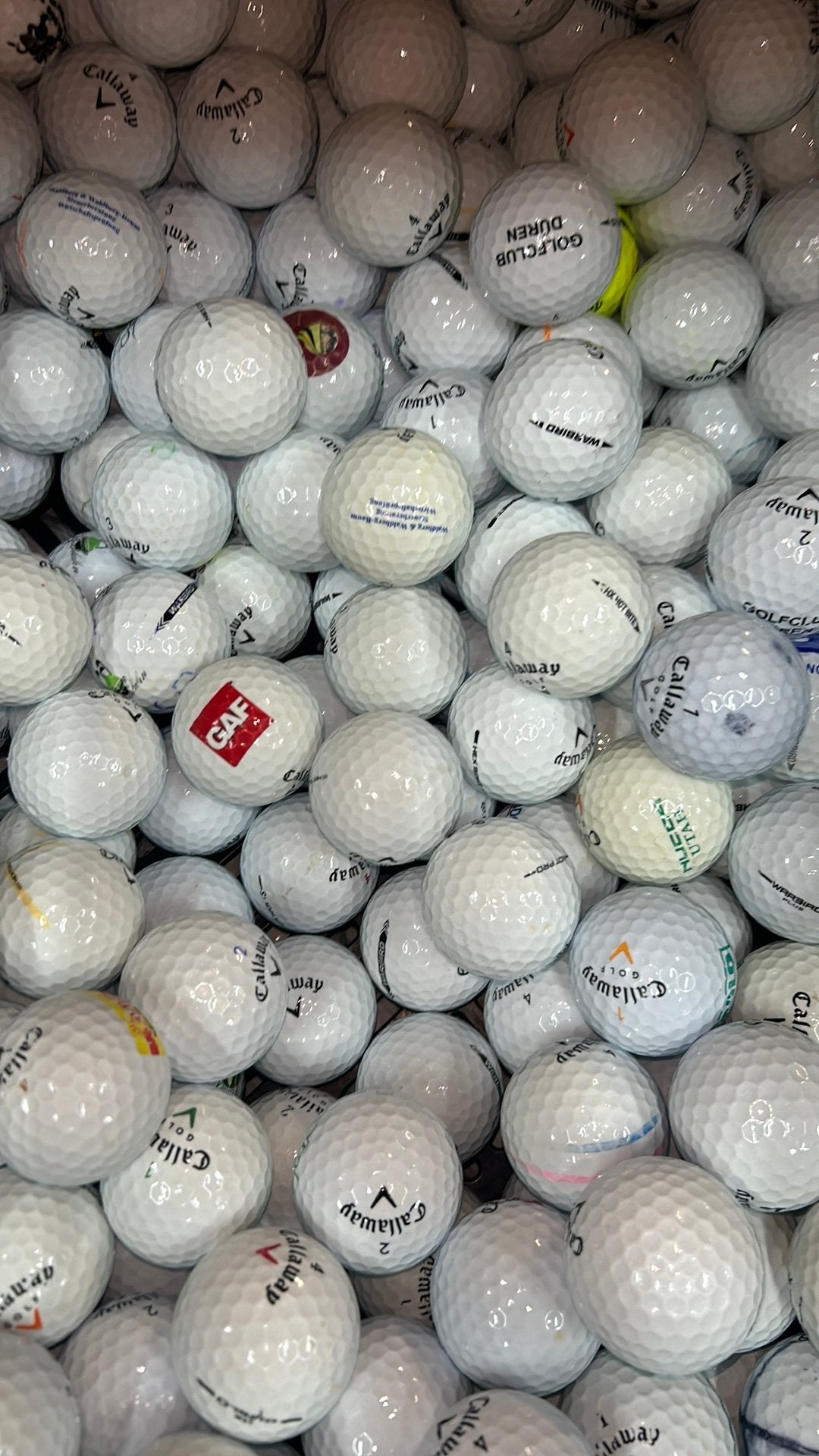 Callaway warbird golfballen AAAA kwaliteit 100 stuks, Ophalen of Verzenden, Zo goed als nieuw, Bal(len), Callaway