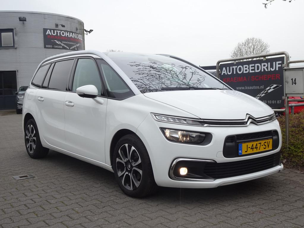 Citroën Grand C4 Spacetourer 1.2 131PK 7-Pers. Business Aut, Gebruikt, 1199 cc, 7 stoelen, Origineel Nederlands