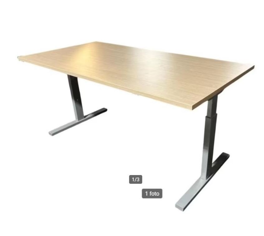 Showroommodel Bureau 160x80 cm, In hoogte verstelbaar, Ophalen of Verzenden, Zo goed als nieuw, Nvt