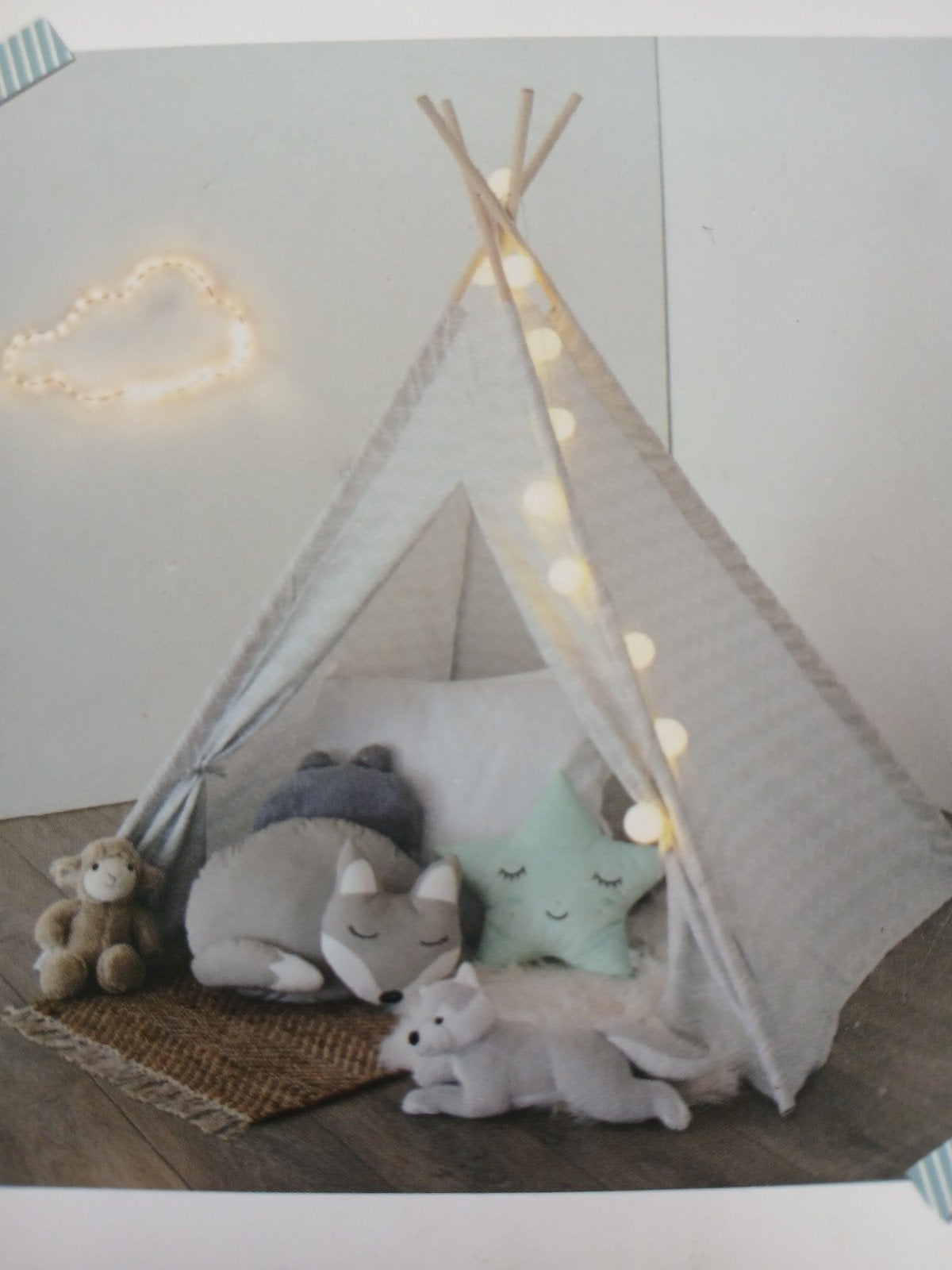 Decoratieve tipi, Ophalen, Gebruikt
