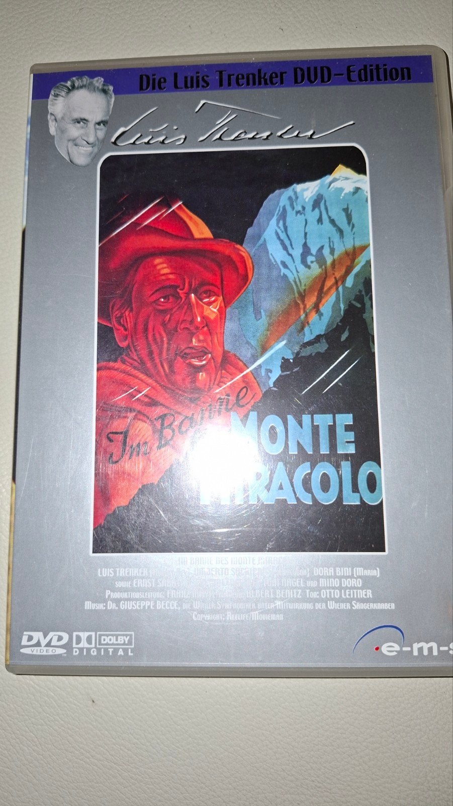 [ZELDZAAM] Im Banne des Monte Miracolo (1949) - Luis Trenker, Alle leeftijden, Verzenden, Zo goed als nieuw