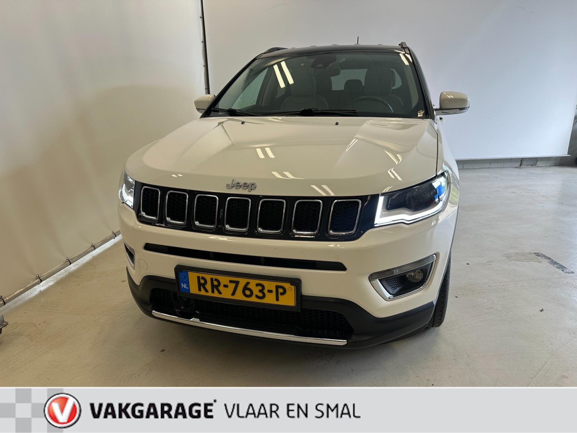Jeep Compass 1.4 MultiAir Limited 4x4- Carplay Spotify-Trekh, Auto's, Dealer onderhouden, 450 kg, Gebruikt, 4 cilinders