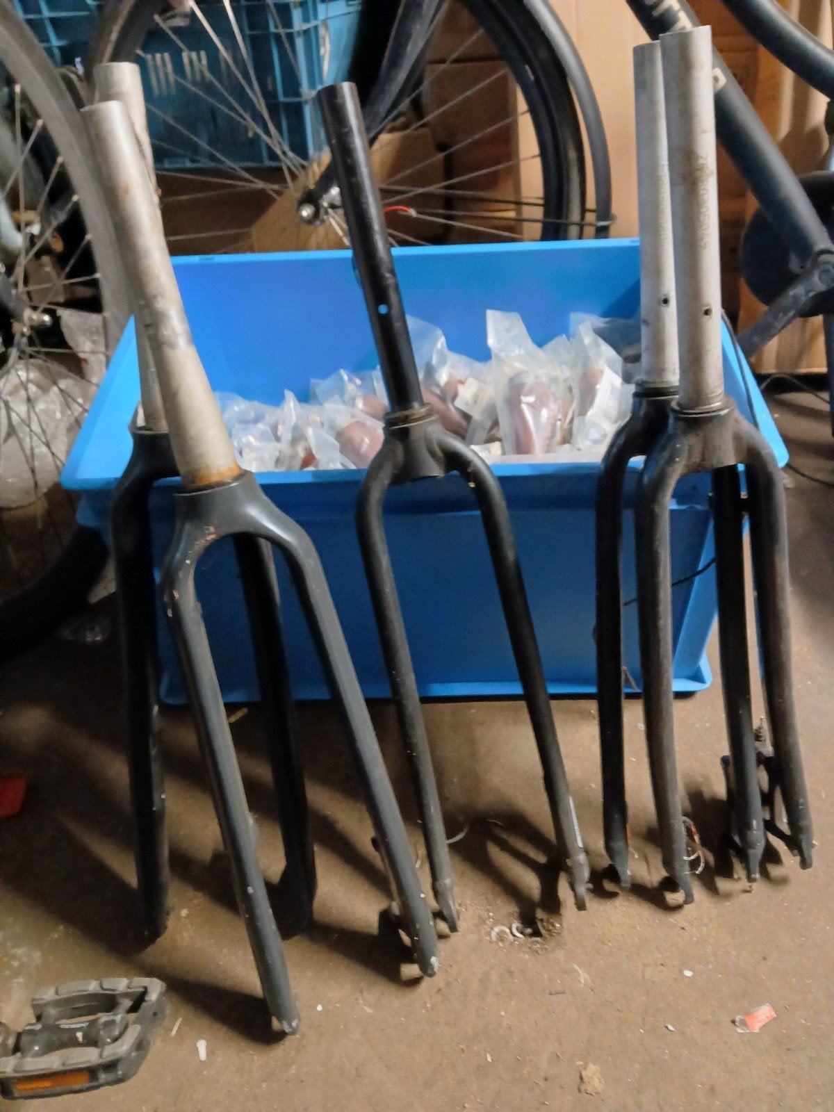diverse vanmoof voorvorken, Ophalen