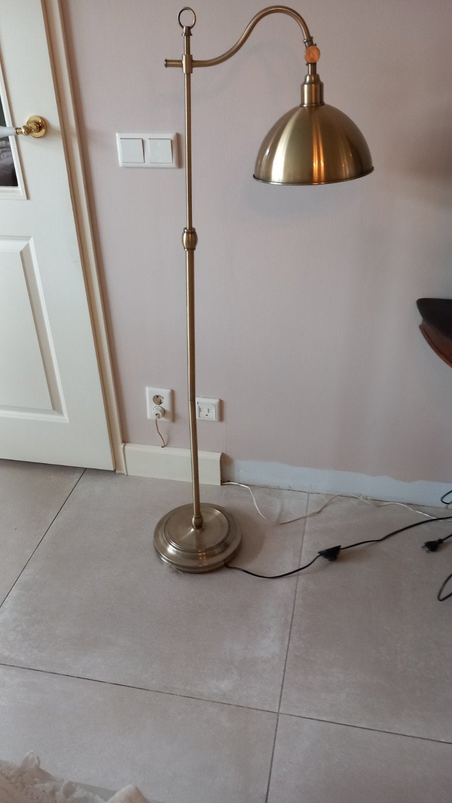 Markslöjd vloerlamp brons, Ophalen, Zo goed als nieuw, Metaal, Klassiek