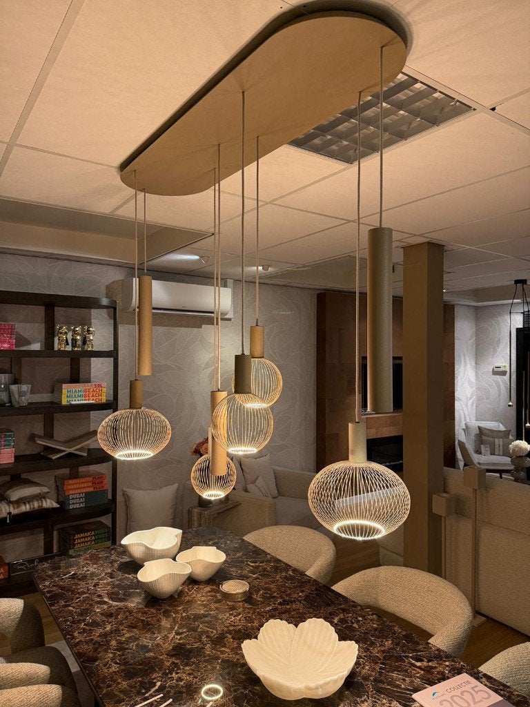 Ztahl - Como hanglamp 8-lichts Quartz, Info@abitare-interiors.com, Zthal, Ophalen of Verzenden, Zo goed als nieuw