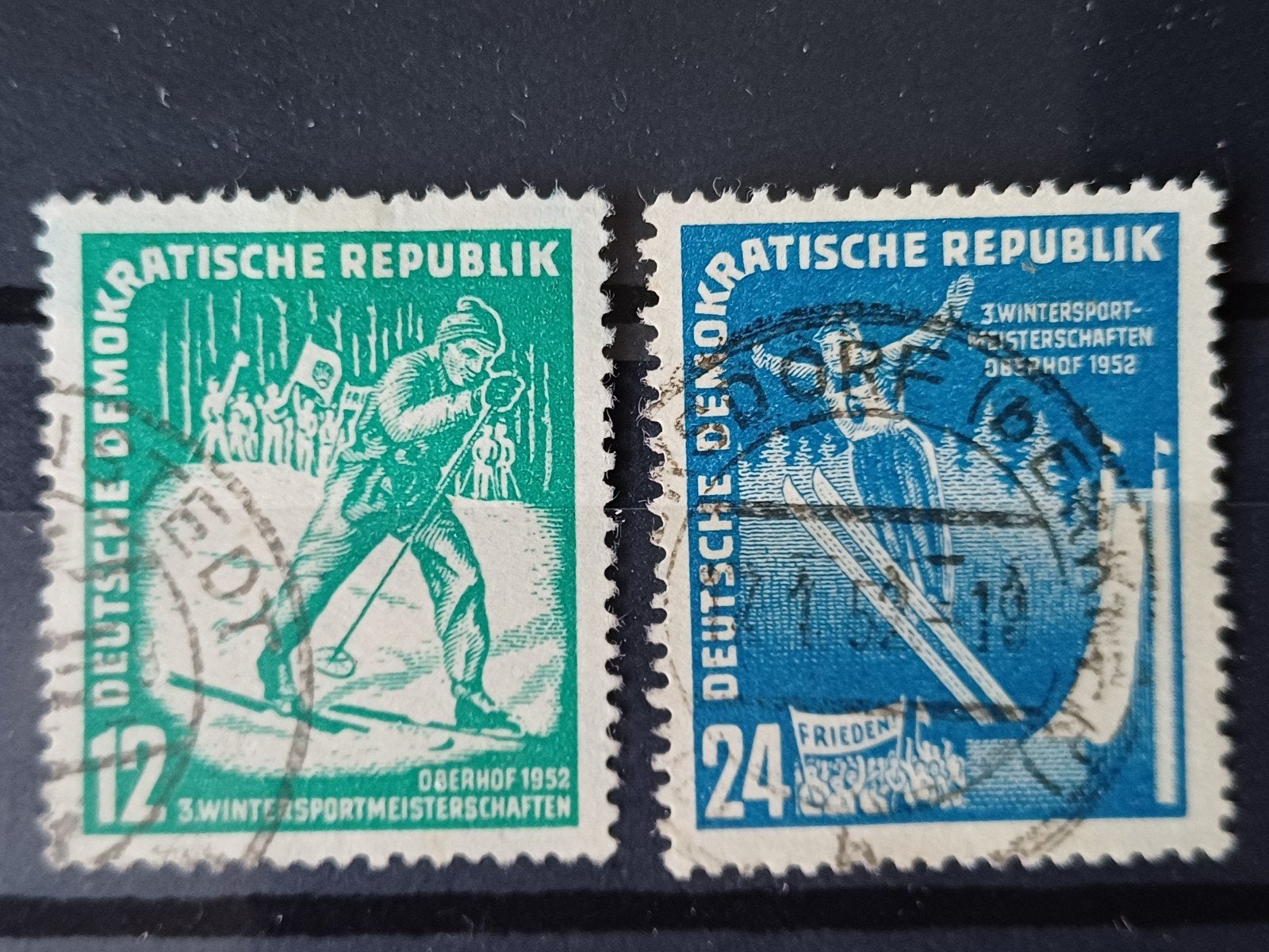 DDR 298-299 gestempeld, Ophalen of Verzenden, DDR, Gestempeld