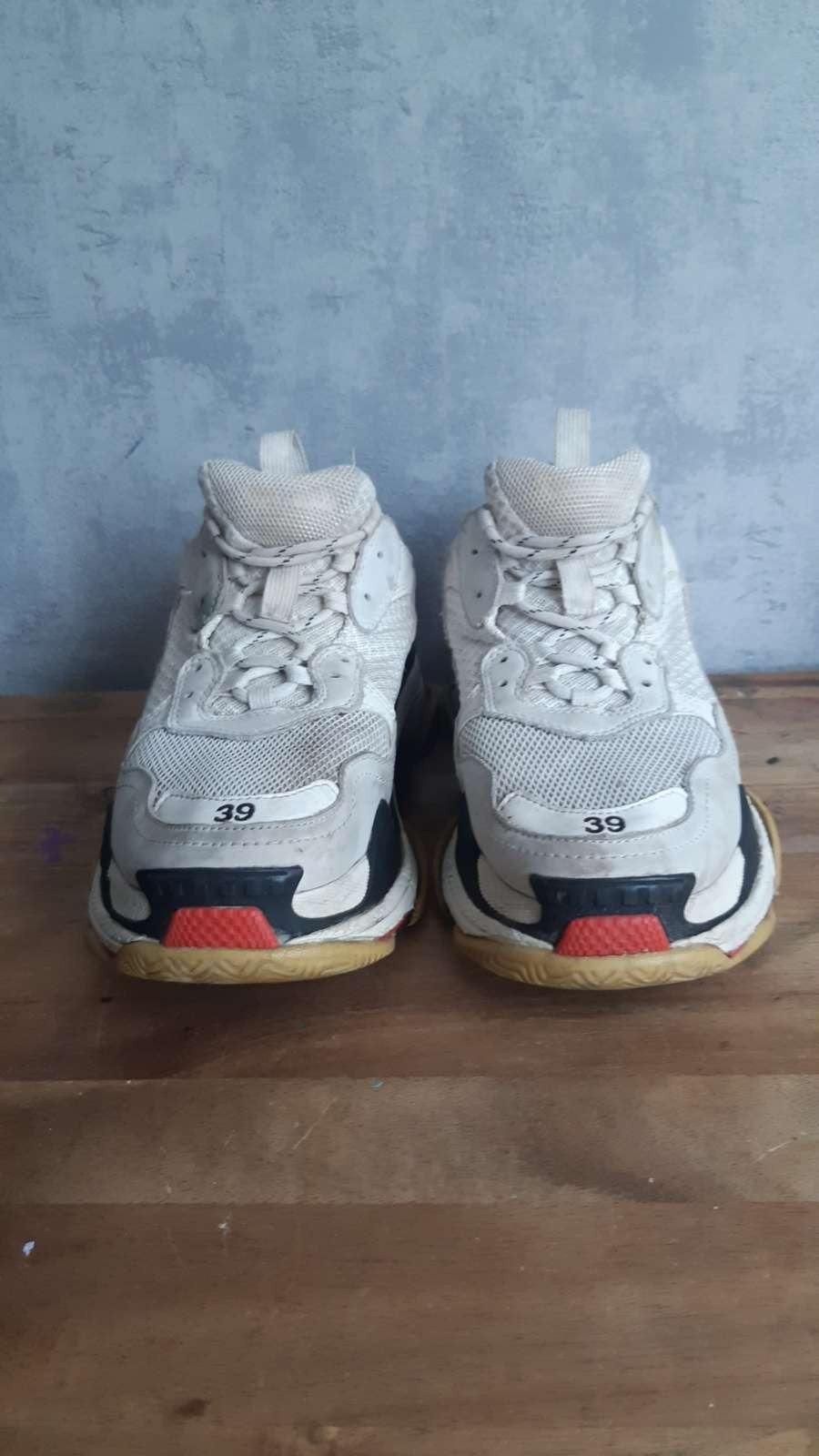 Balenciaga Triple S Sneakers Maat 39, Ophalen, Wit, Sneakers of Gympen, Gedragen
