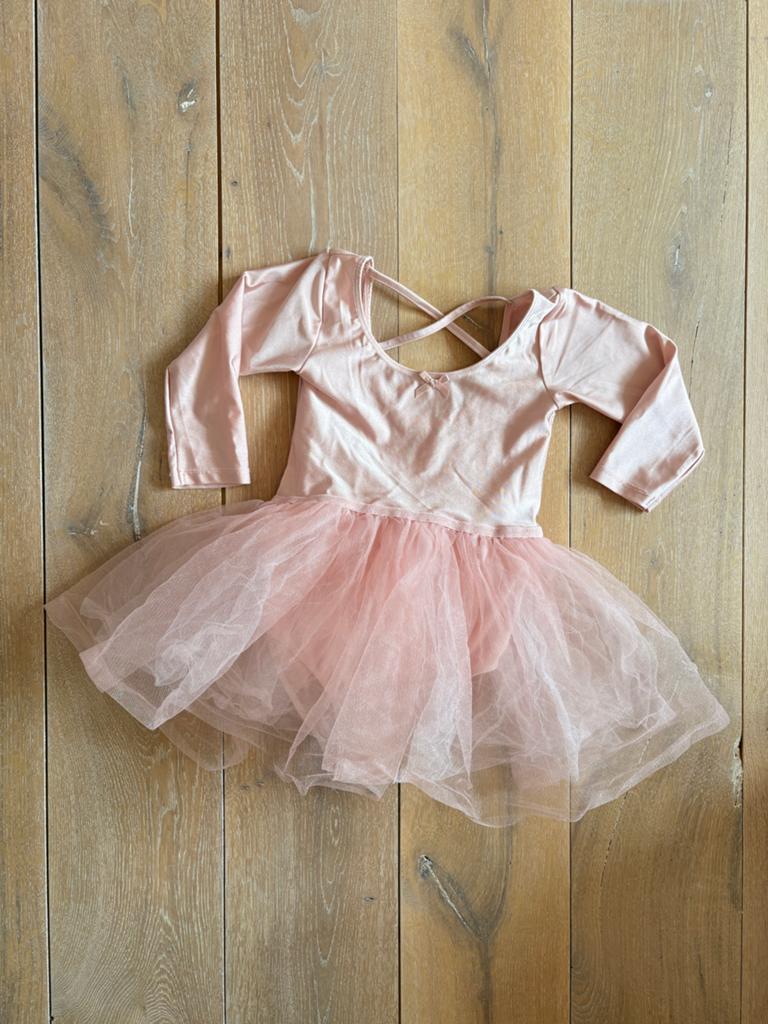 Balletpakje roze H&M maat 122-128 - Zo goed als nieuw, Sport en Fitness, Ballet, Ophalen, Zo goed als nieuw, Kleding
