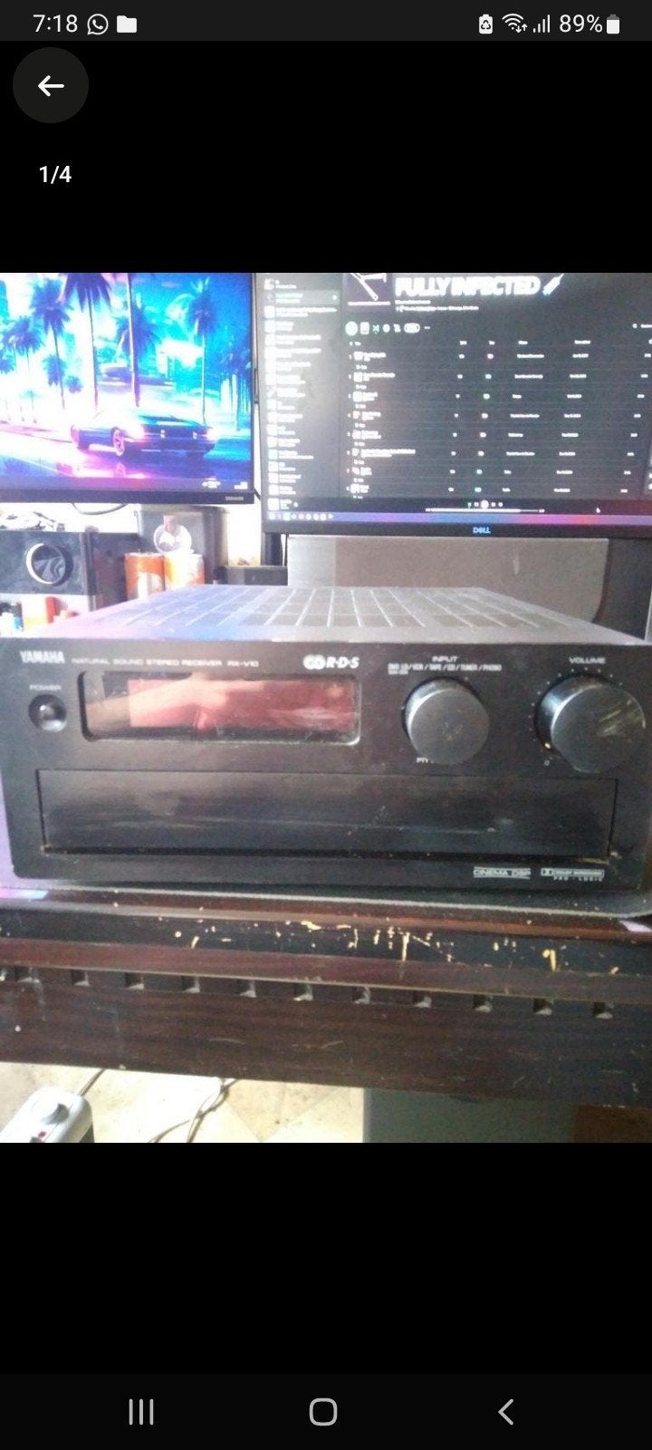 Yamaha RX-V795RDS AV Receiver - 5.1 Surround Sound, Ophalen, Gebruikt, Yamaha, 120 watt of meer