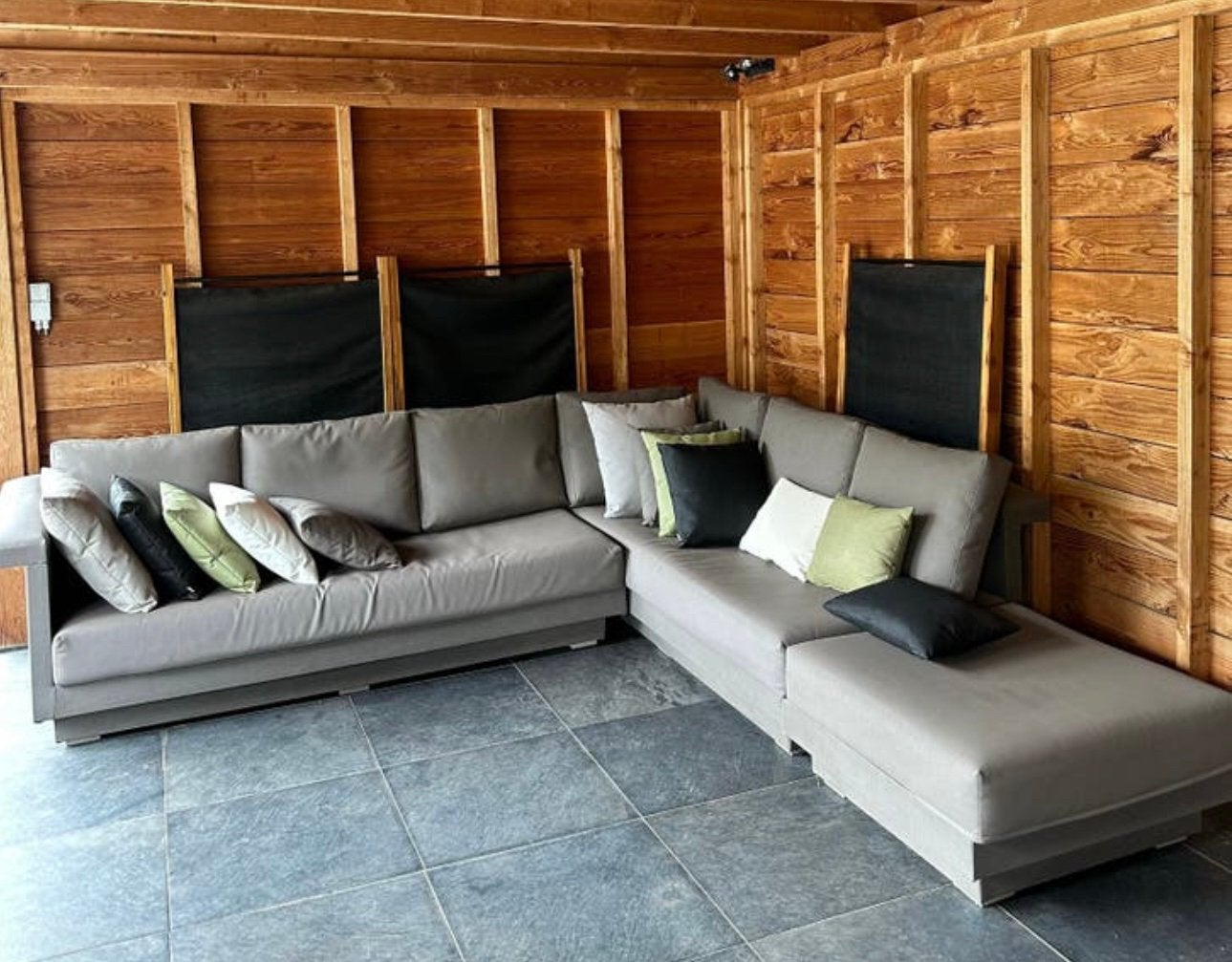 Schitterende loungeset incl 12 sierkussens, merk life, Tuin en Terras, Tuinsets en Loungesets, Ophalen, Gebruikt