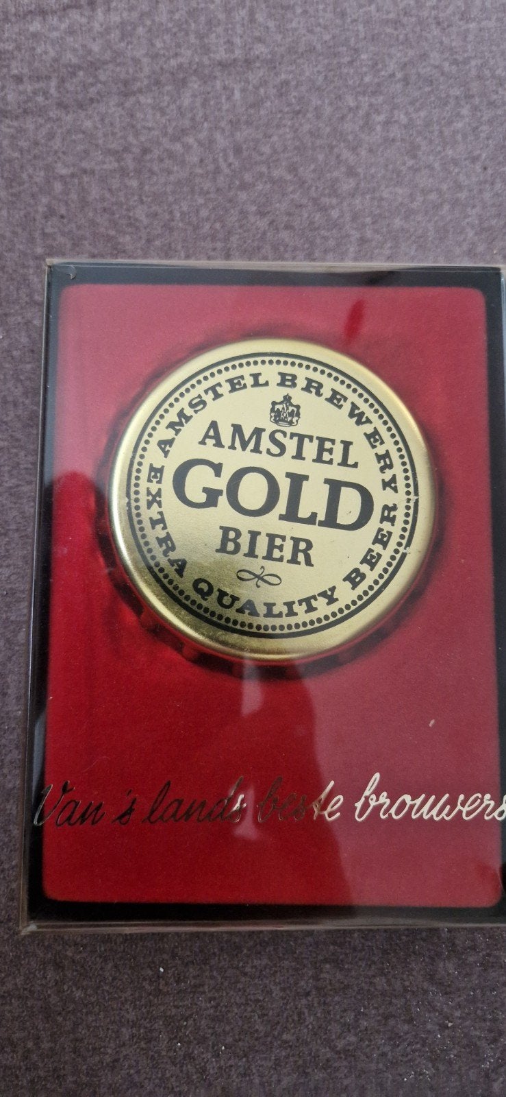 Amstel Gold Bier Flesopener - Nieuw in Doos, Verzamelen, Ophalen of Verzenden, Nieuw, Flesopener, Amstel