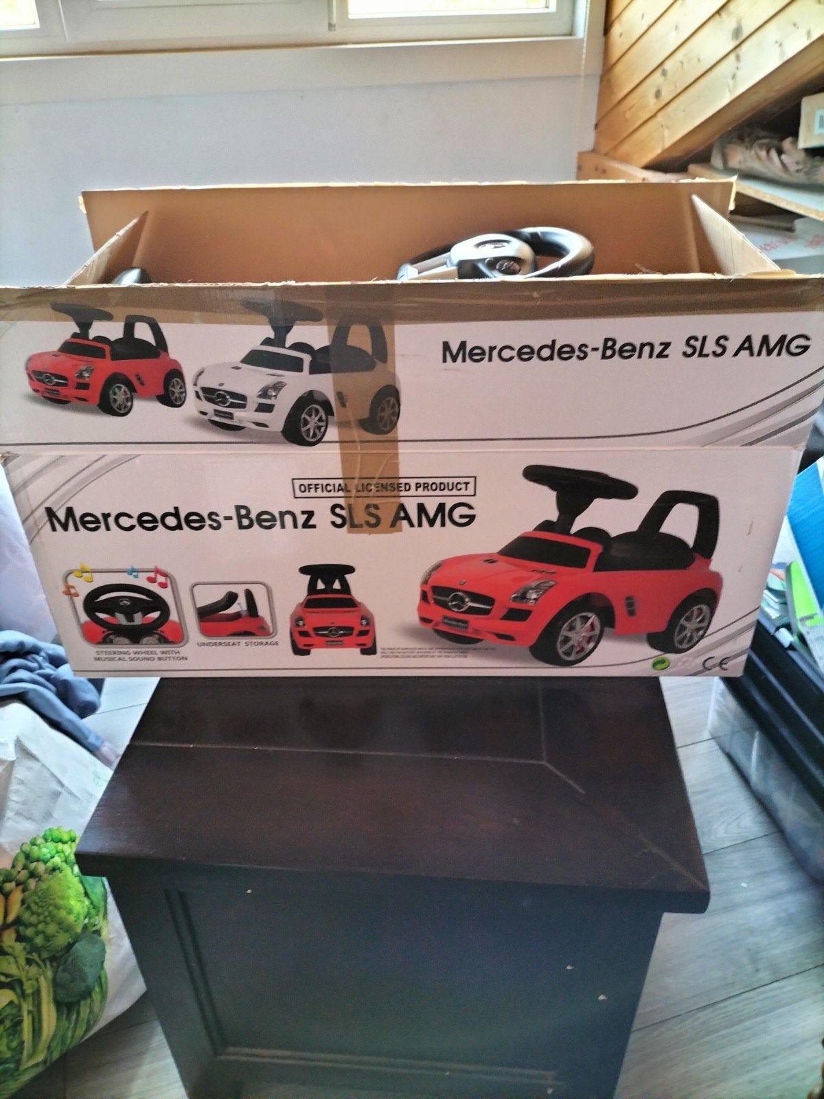 Mercedes-Benz SLS AMG Loopauto - Zo goed als nieuw, Ophalen, Zo goed als nieuw, Loopvoertuig