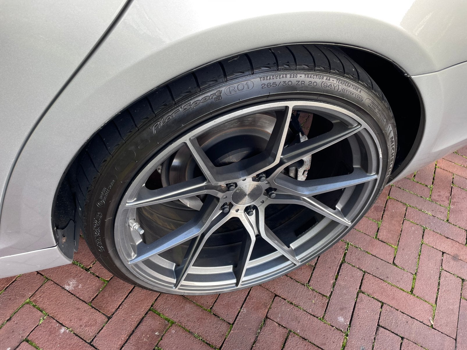 20 inch breedset / 5x114,3 / Hankook / Michelin / 10J / 8,5J, Ophalen, Gebruikt, Banden en Velgen, 235 mm