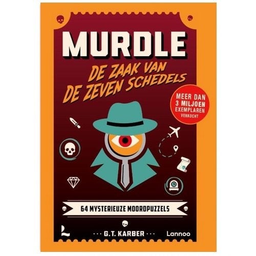 murdle de zaak van de zeven schedels puzzelboek, Ophalen of Verzenden, Minder dan 500 stukjes, Nieuw, Puzzelboek