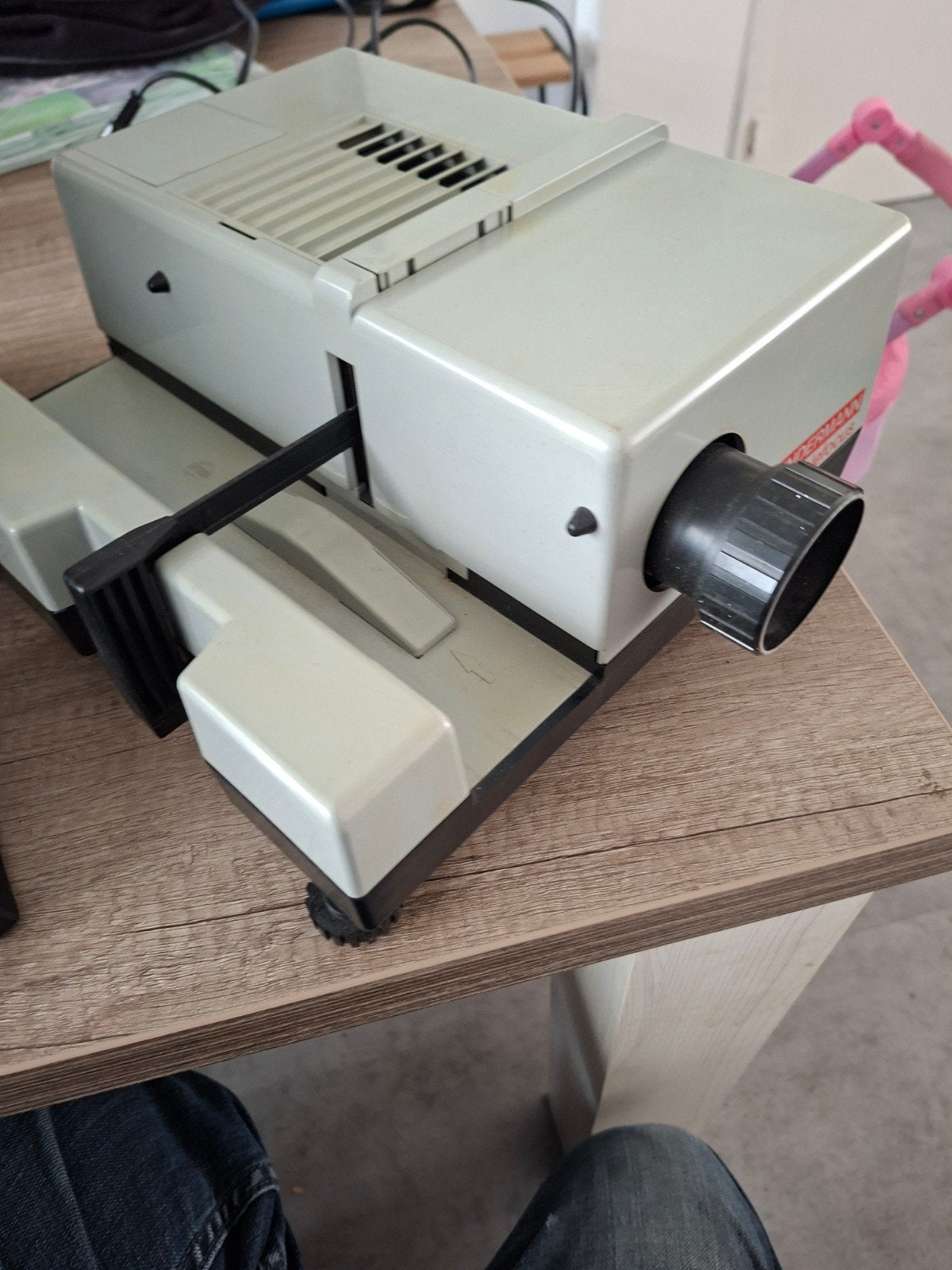 diaprojector, Ophalen, Gebruikt