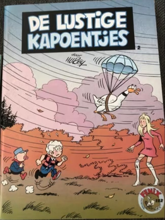 de lustige kapoentjes 2 fenix 152 hurey k2, Eén stripboek, Ophalen of Verzenden, Zo goed als nieuw