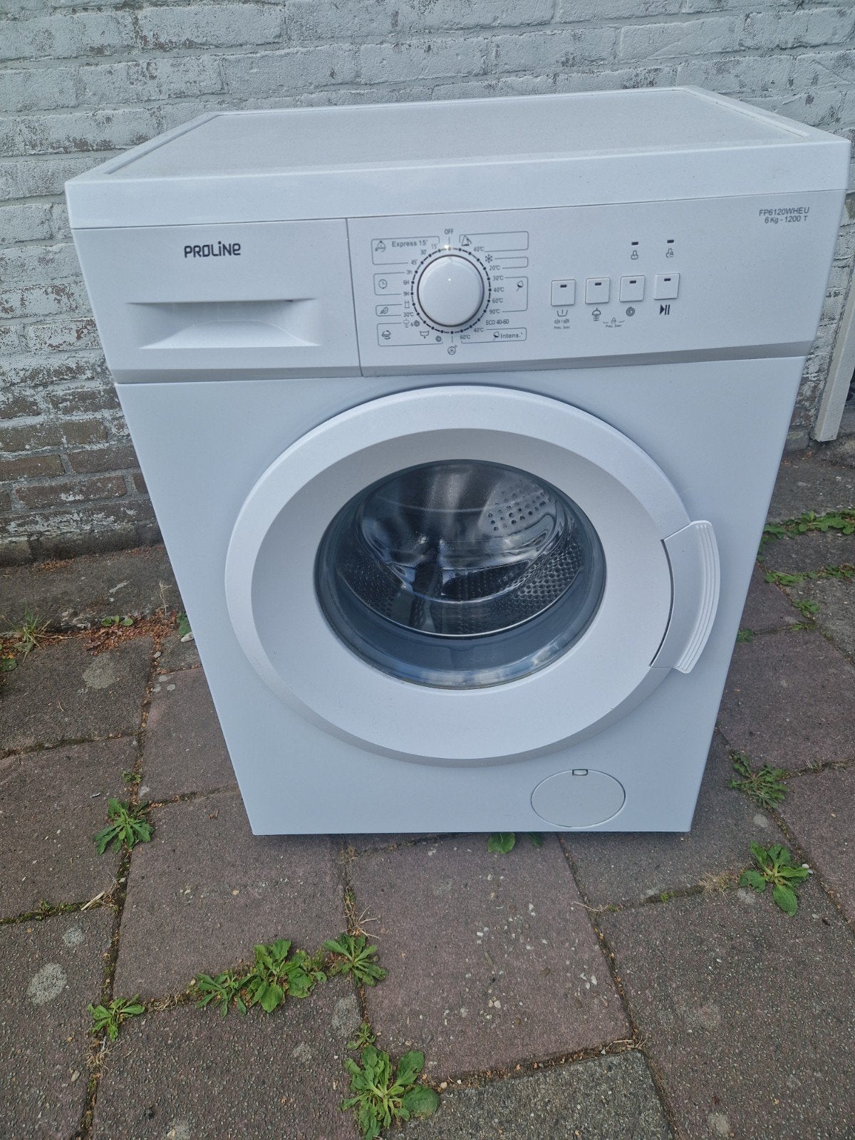 proline wasmachine 6kg., Ophalen of Verzenden, 1200 tot 1600 toeren, 85 tot 90 cm
