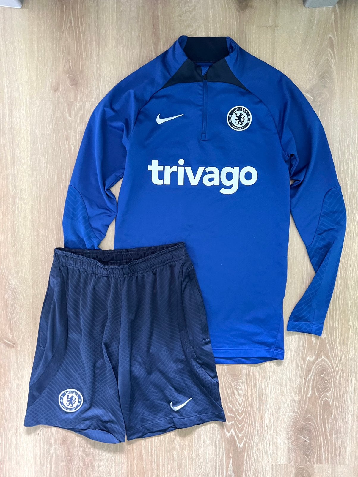 Chelsea trainingsset Nike 22/23 Maat XS, Blauw, Ophalen of Verzenden, Zo goed als nieuw, Nike