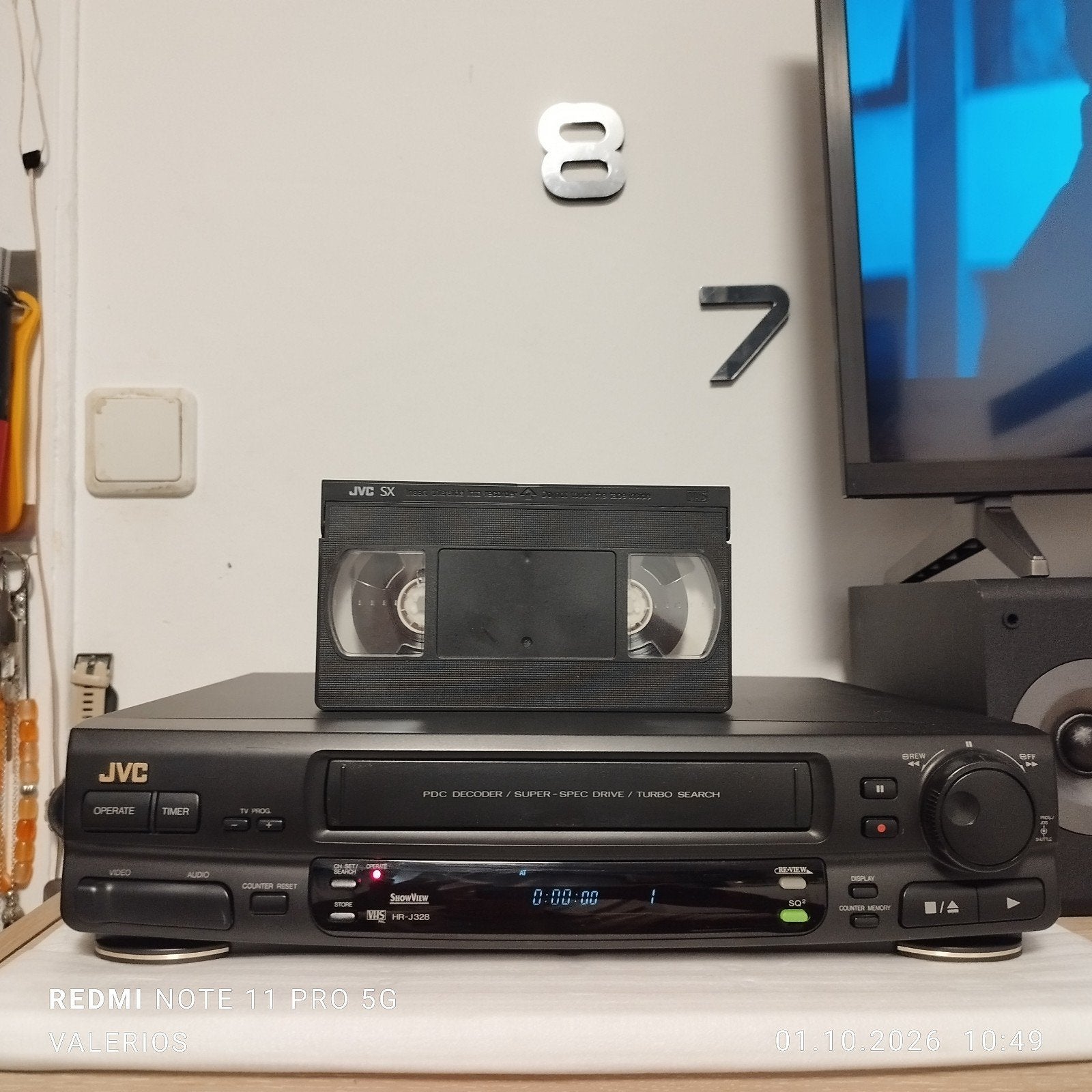 JVC HR-J328E VHS Videorecorder - Perfect Werkend, Ophalen of Verzenden, Zo goed als nieuw, VHS-speler of -recorder
