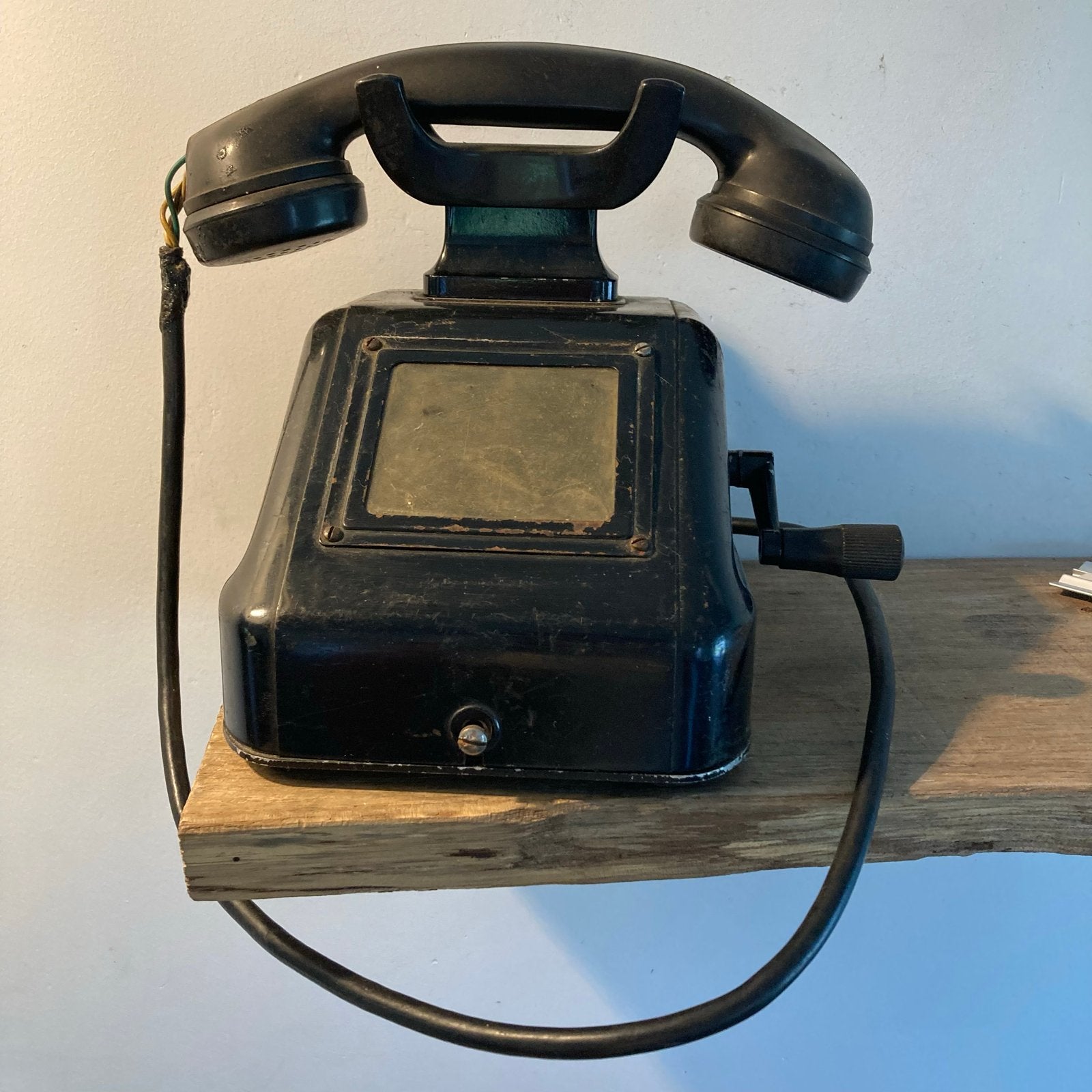 Antieke OB 33 veldtelefoon Deutsche Post/Bahn 1959, Ophalen of Verzenden