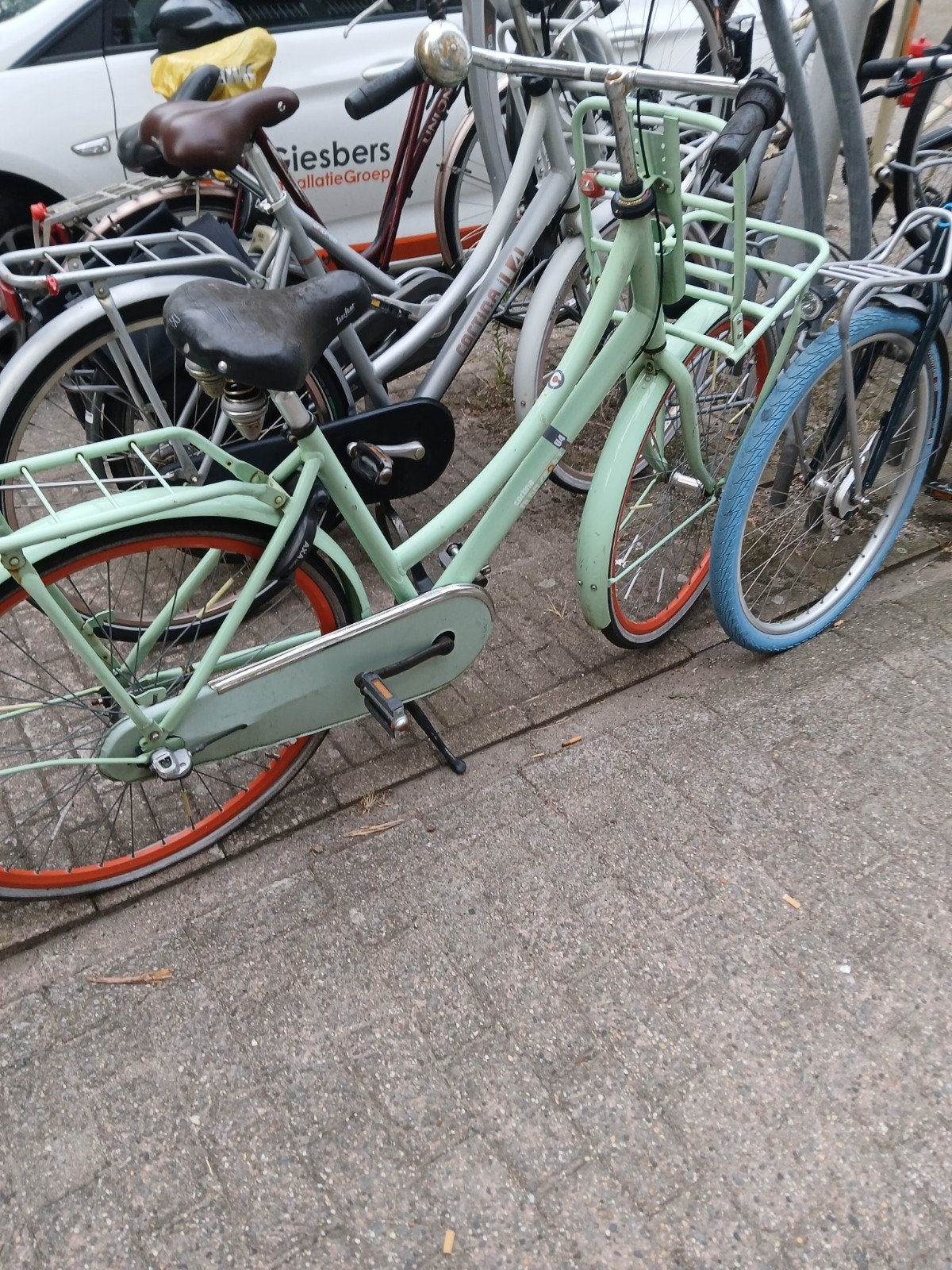 cortina kinderfiets met voordrager, Fietsen en Brommers, Ophalen of Verzenden, Gebruikt, Velgrem, Overige merken