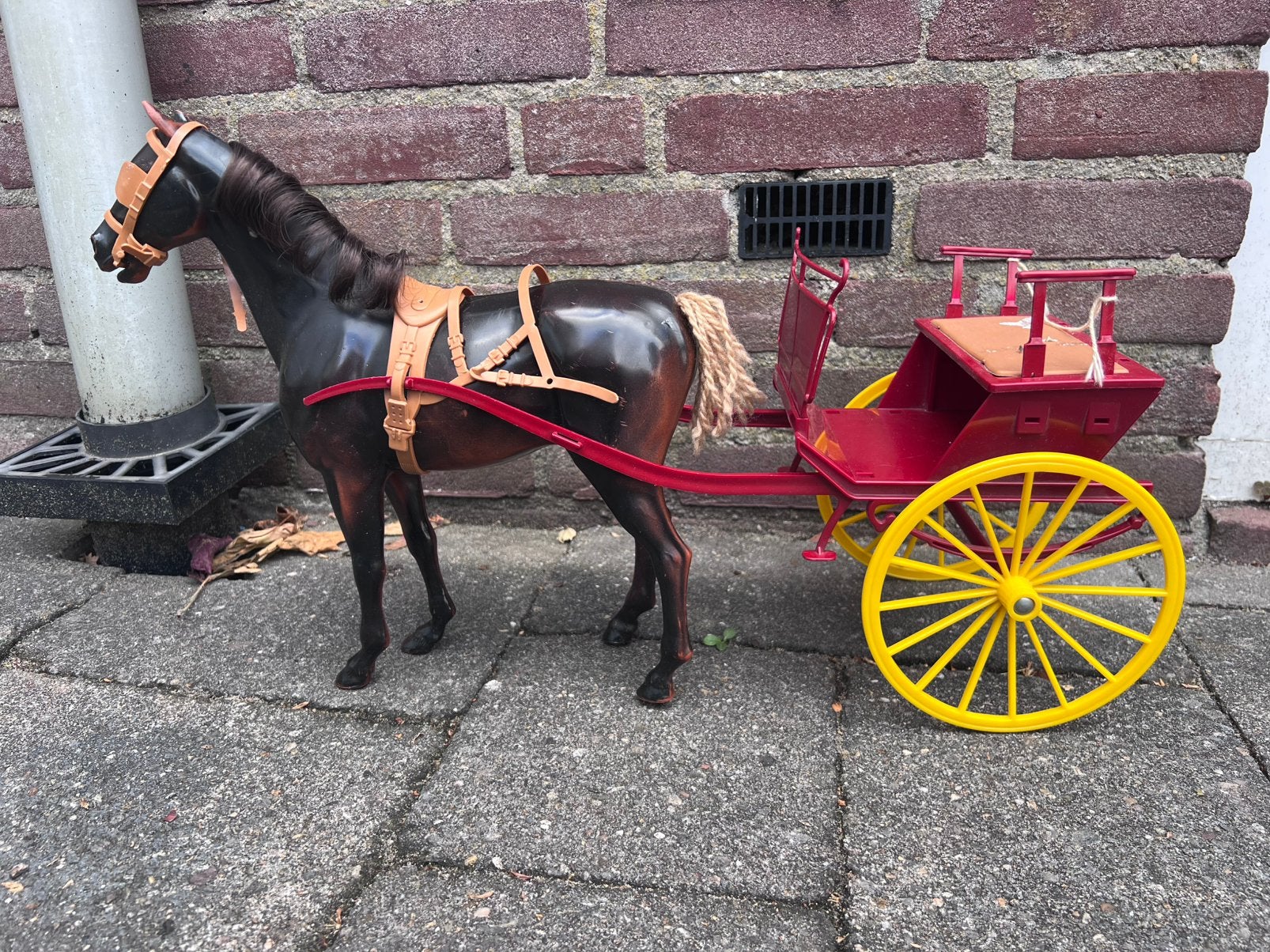 Paard met koets, Ophalen, Gebruikt